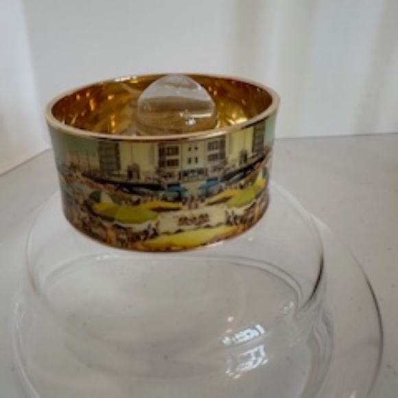 NEW - Never Worn - KATE SPADE NY Bangle Cuff Bracelet - "Wish You Were Here" - Picture 2 of 10
